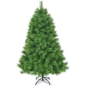 Costway Künstlicher Weihnachtsbaum 180cm mit 586 PVC Zweigen