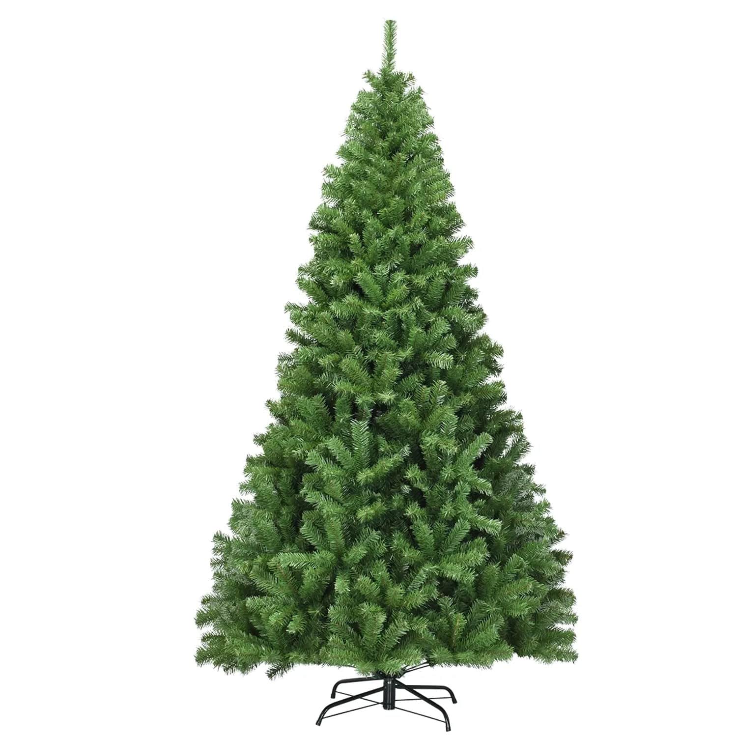 Costway Künstlicher Weihnachtsbaum 225cm Tannenbaum mit Klappsystem