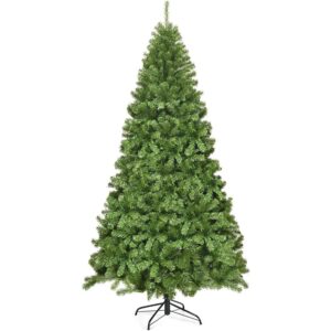 Costway Künstlicher Weihnachtsbaum 225cm mit Ständer & 1346 Spitzen