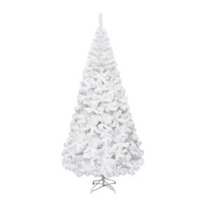 Costway Künstlicher Weihnachtsbaum 240cm mit 1138 PVC Nadeln & Ständer