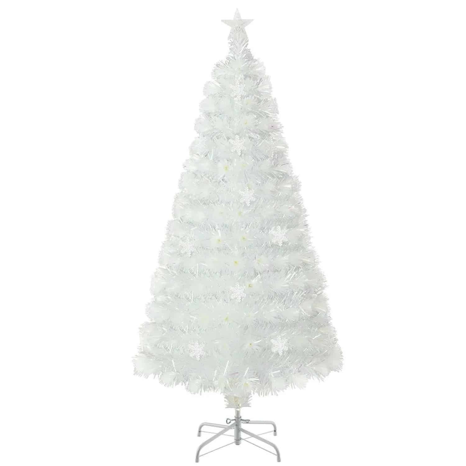 Costway Weihnachtsbaum Künstlich mit Beleuchtung Tannenbaum 210cm
