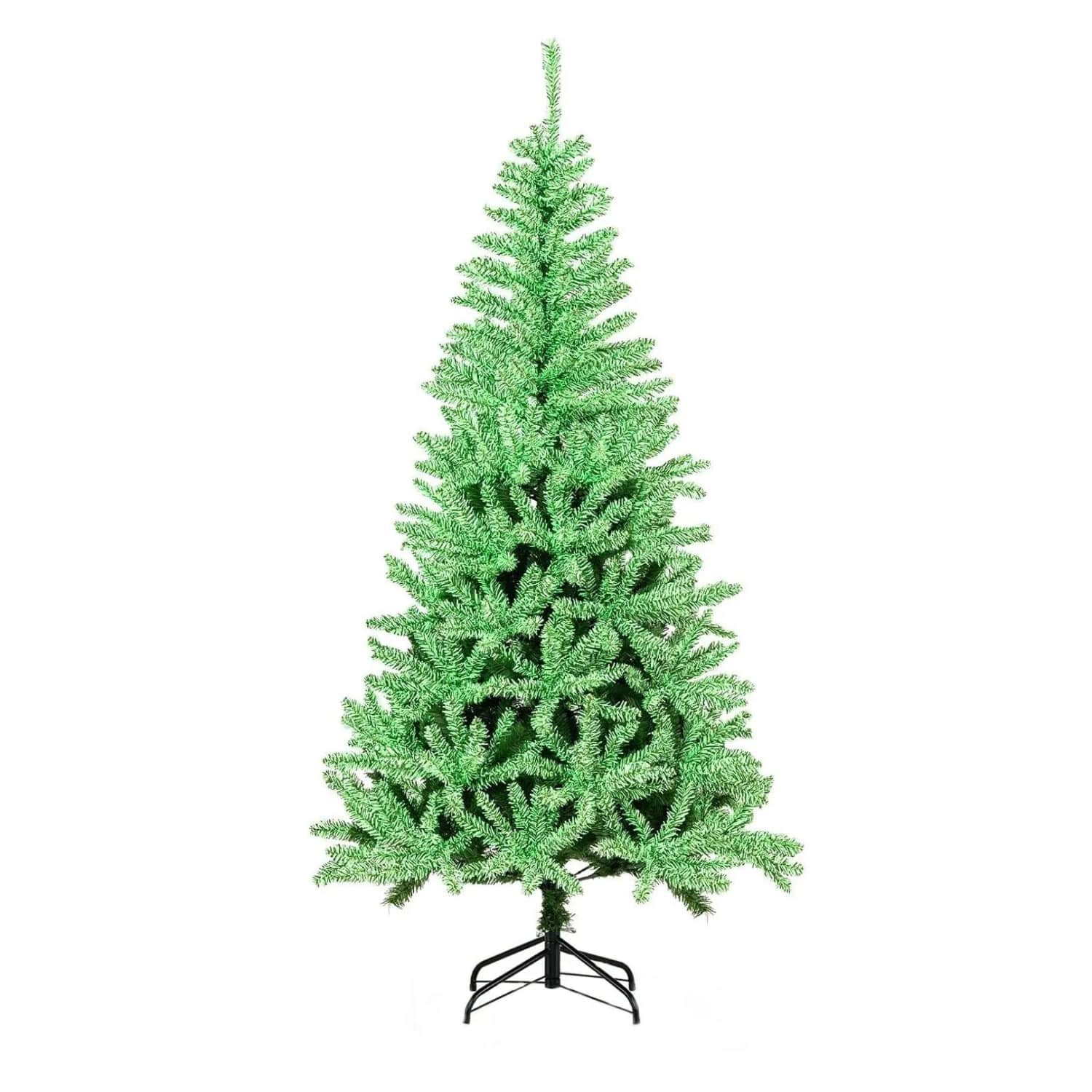 Costway Weihnachtsbaum mit 692 Zweigspitzen Grün 180 cm