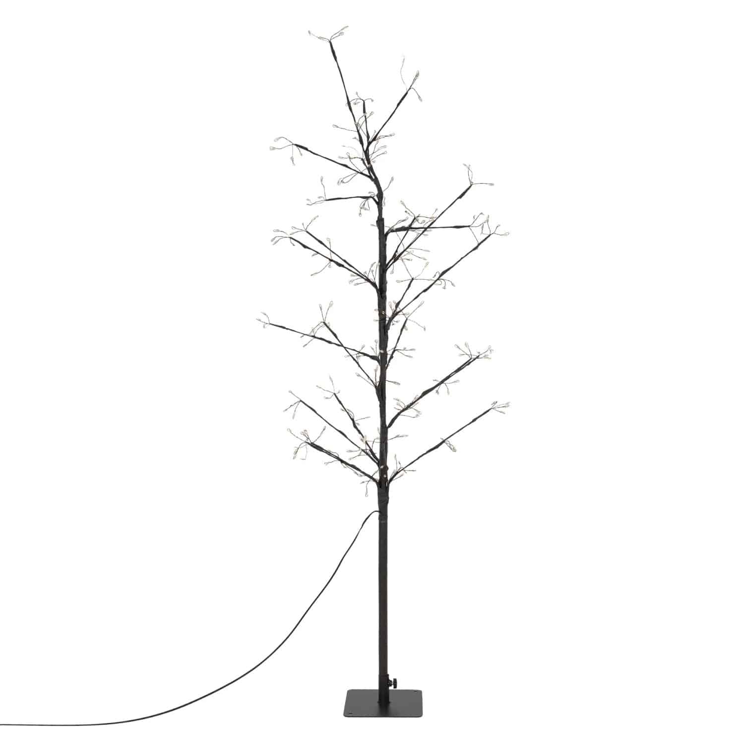 ECD Germany LED-Baum 120 cm 240 Warmweißen LEDs Lichterbaum mit Timer