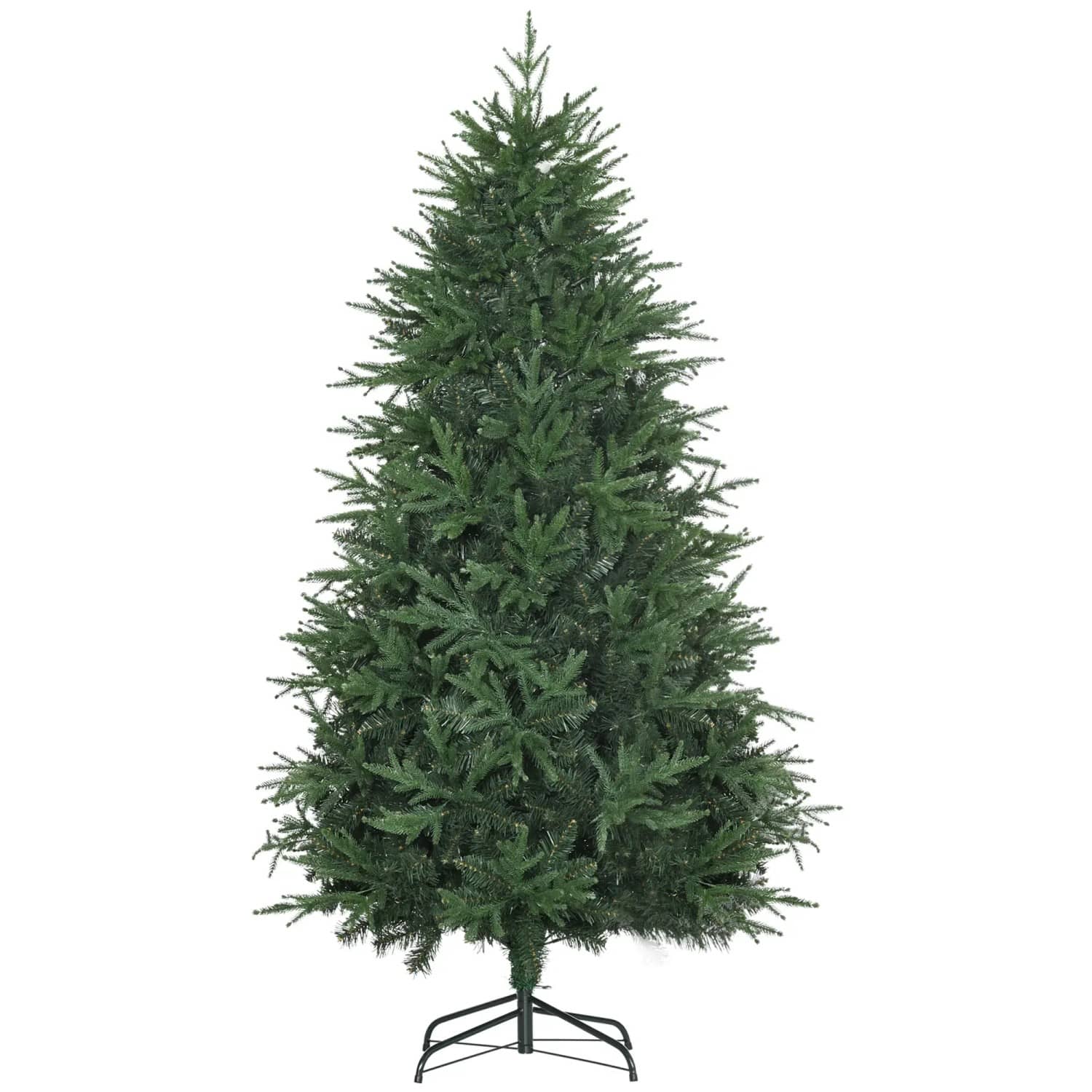 HOMCOM 180 cm Weihnachtsbaum Künstlich mit 4030 Astspitzen
