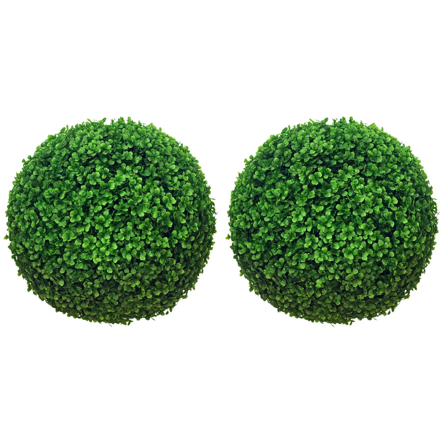 HOMCOM Buchsbaumkugel 2er Set für Indoor/Outdoor
