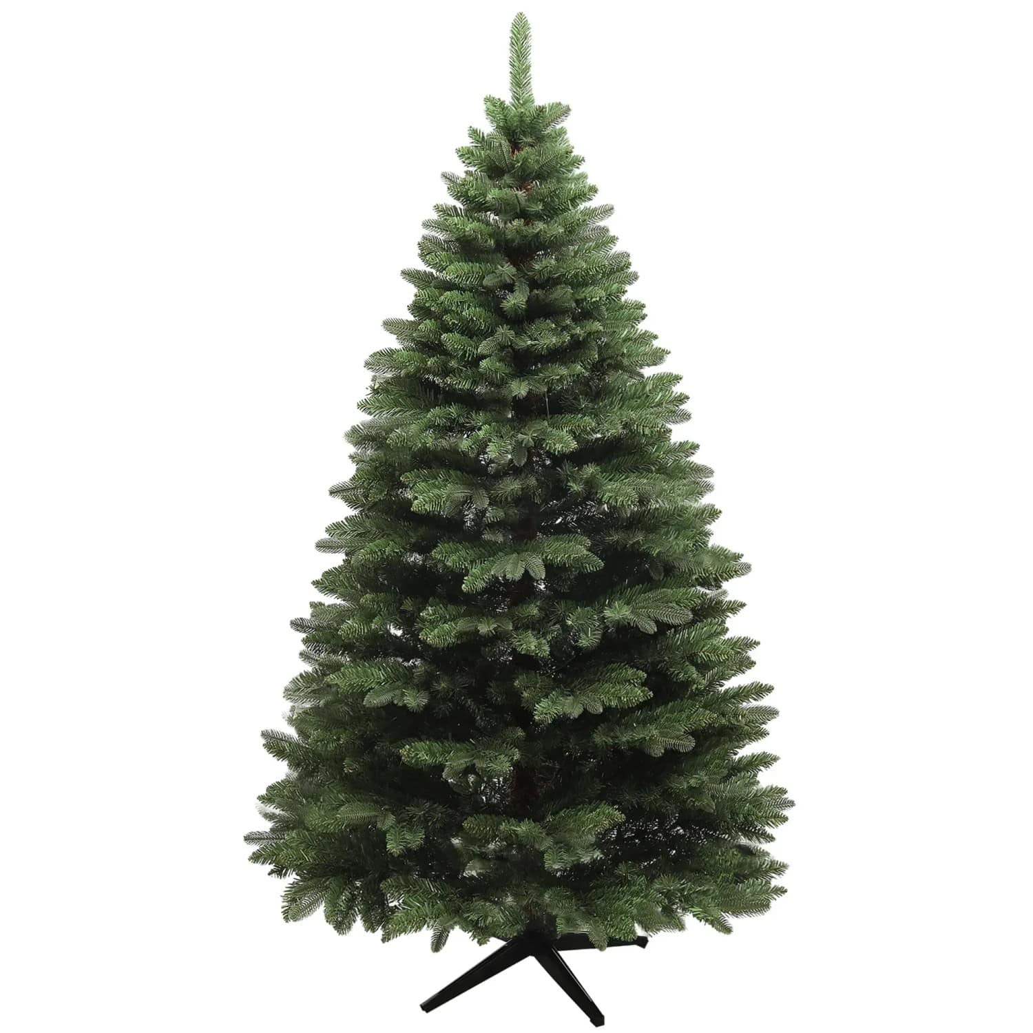 HOMCOM Weihnachtsbaum Kunststoff Stahl 120 x 180H cm