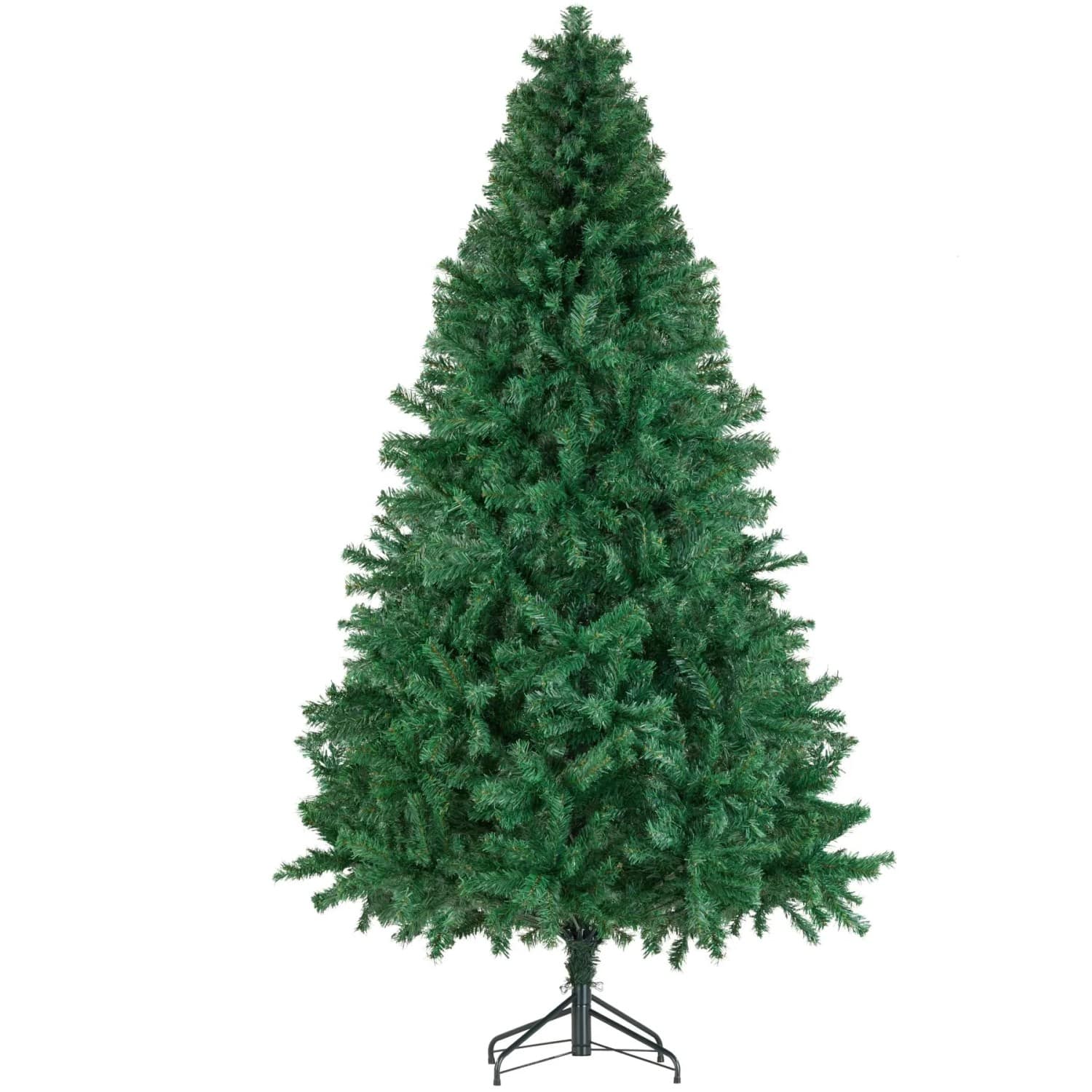 Tectake Weihnachtsbaum Dasher Künstlich In Grün Mit Dichten Nadeln Detailliert und Naturgetreu 125 x 125 x 210 cm Grün