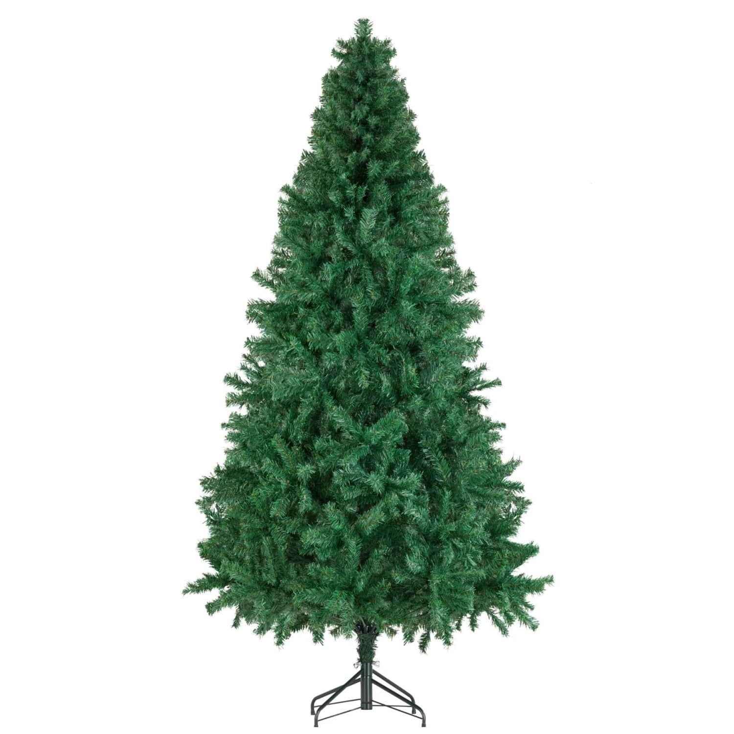 Tectake Weihnachtsbaum Dasher Künstlich In Grün Mit Dichten Nadeln Detailliert und Naturgetreu 130 x 130 x 230 cm Grün