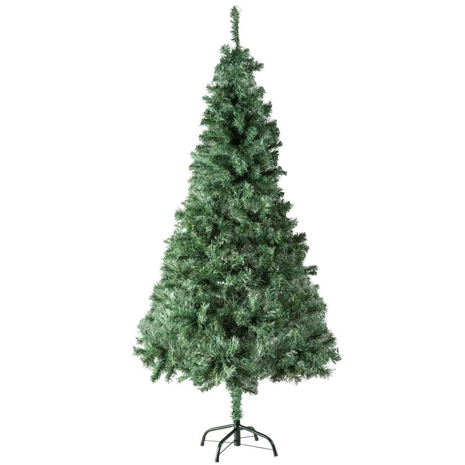 Tectake Weihnachtsbaum Verschiedene Größen Künstlich In Grün Detailliert und Naturgetreu 80 x 80 x 180 cm Grün