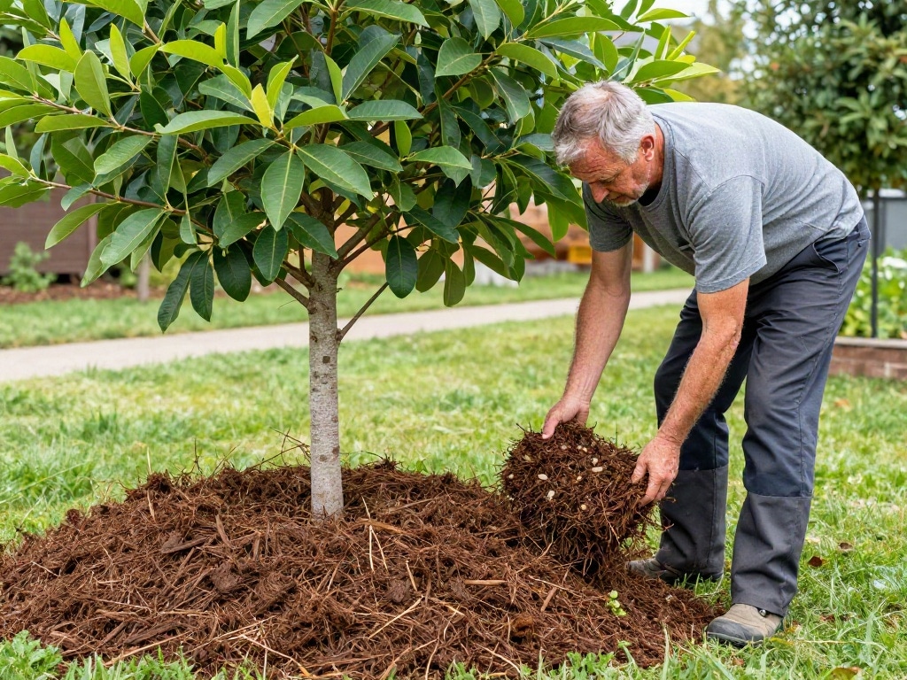 Baum mulchen