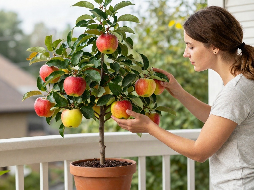 Obstbaum im Kübel