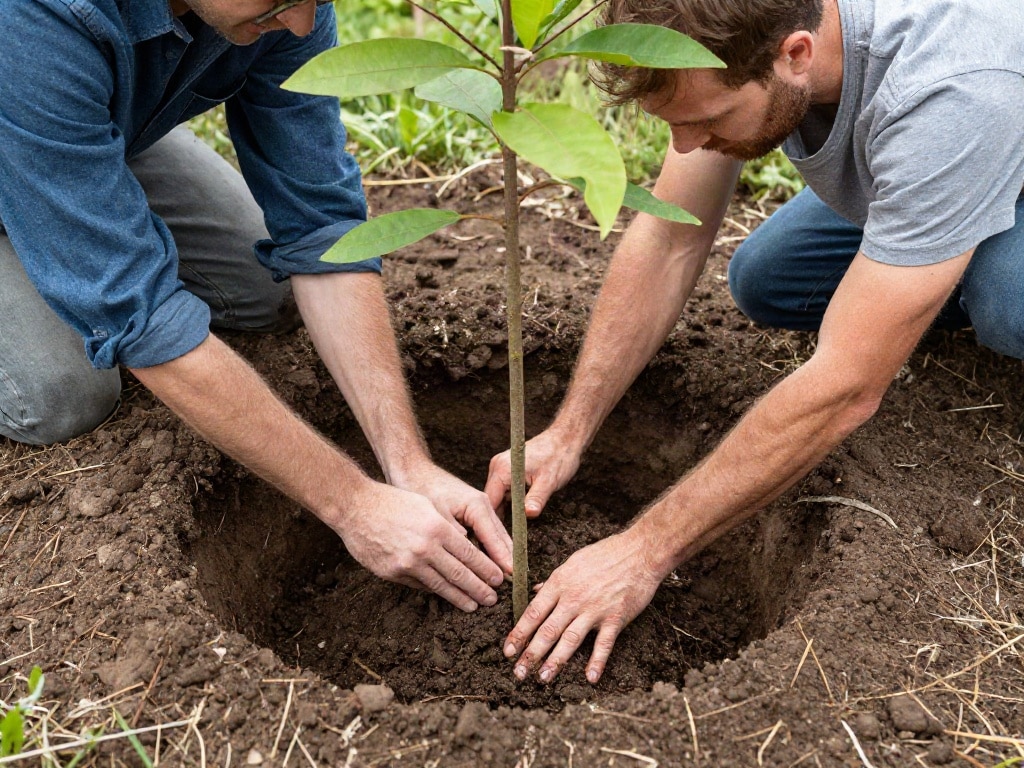 Baum Pflanzloch