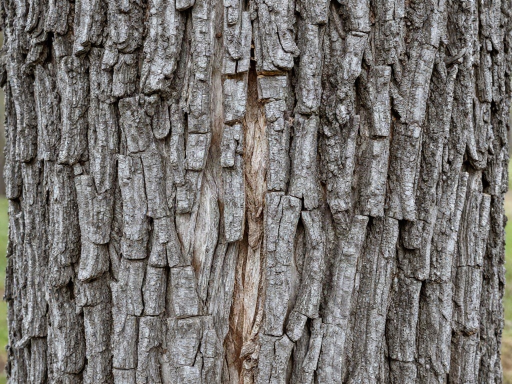 Baum Rinde platzt