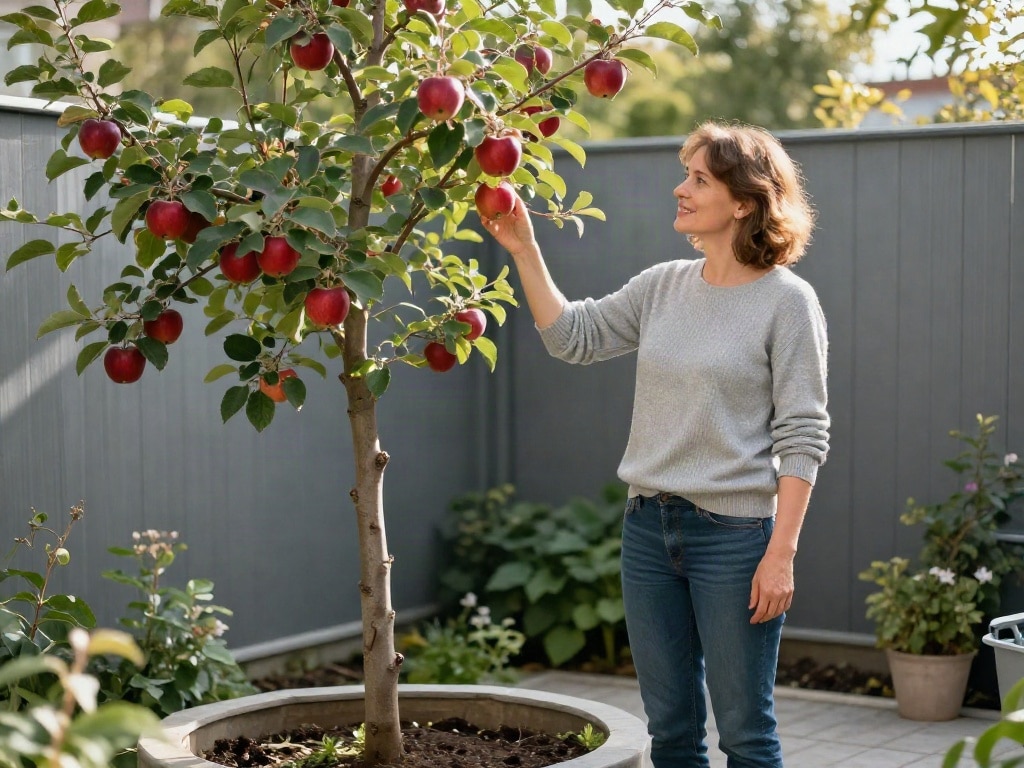 Säulenbaum kleiner Garten