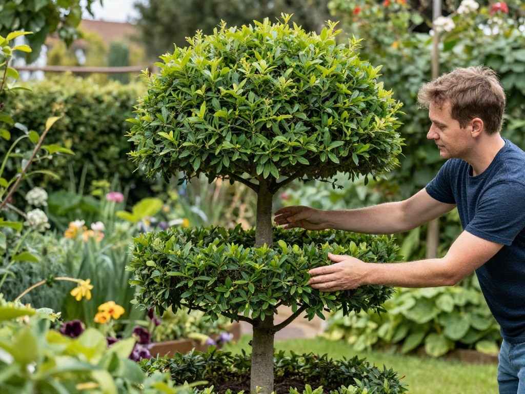 Spalierbaum Sichtschutz