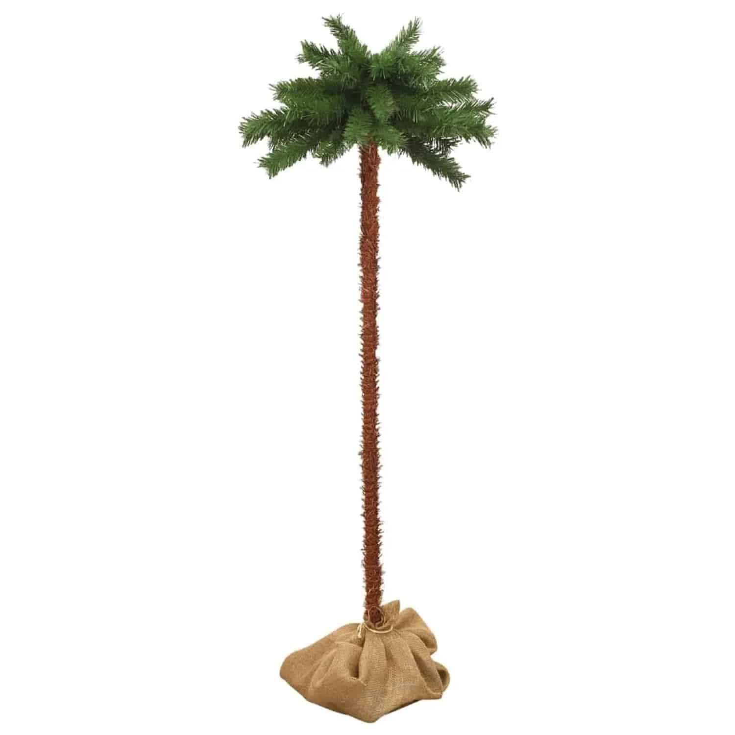 vidaXL Künstliche Palme mit LEDs 180 cm