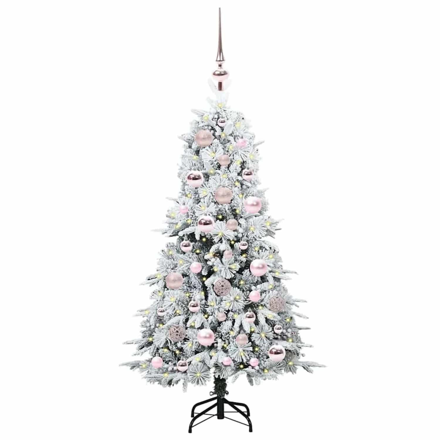 vidaXL Künstlicher Klappbarer Weihnachtsbaum Grün 120 cm PE und PVC 3397460