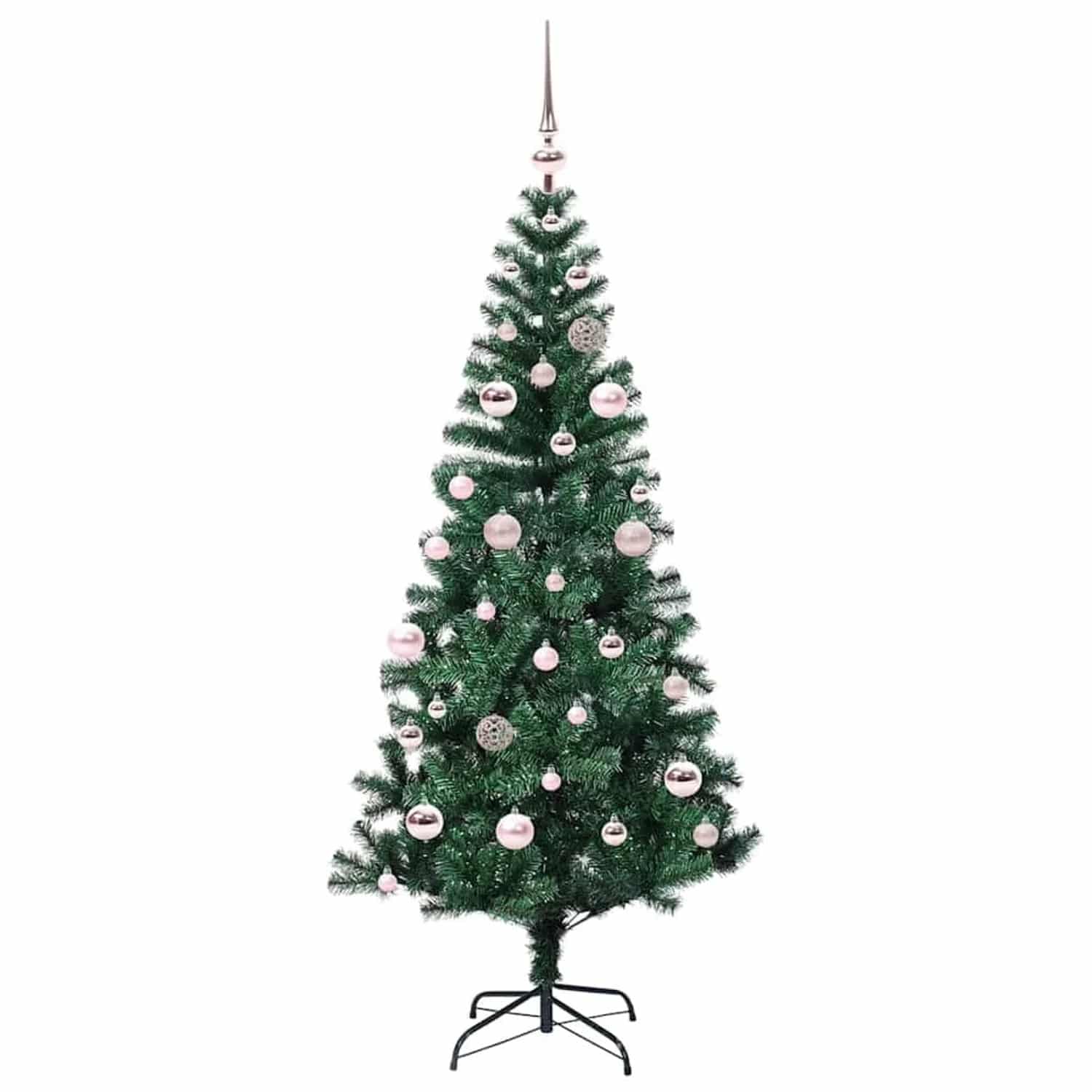 vidaXL Künstlicher Vorbeleuchteter Weihnachtsbaum Grün 150 cm 3396751