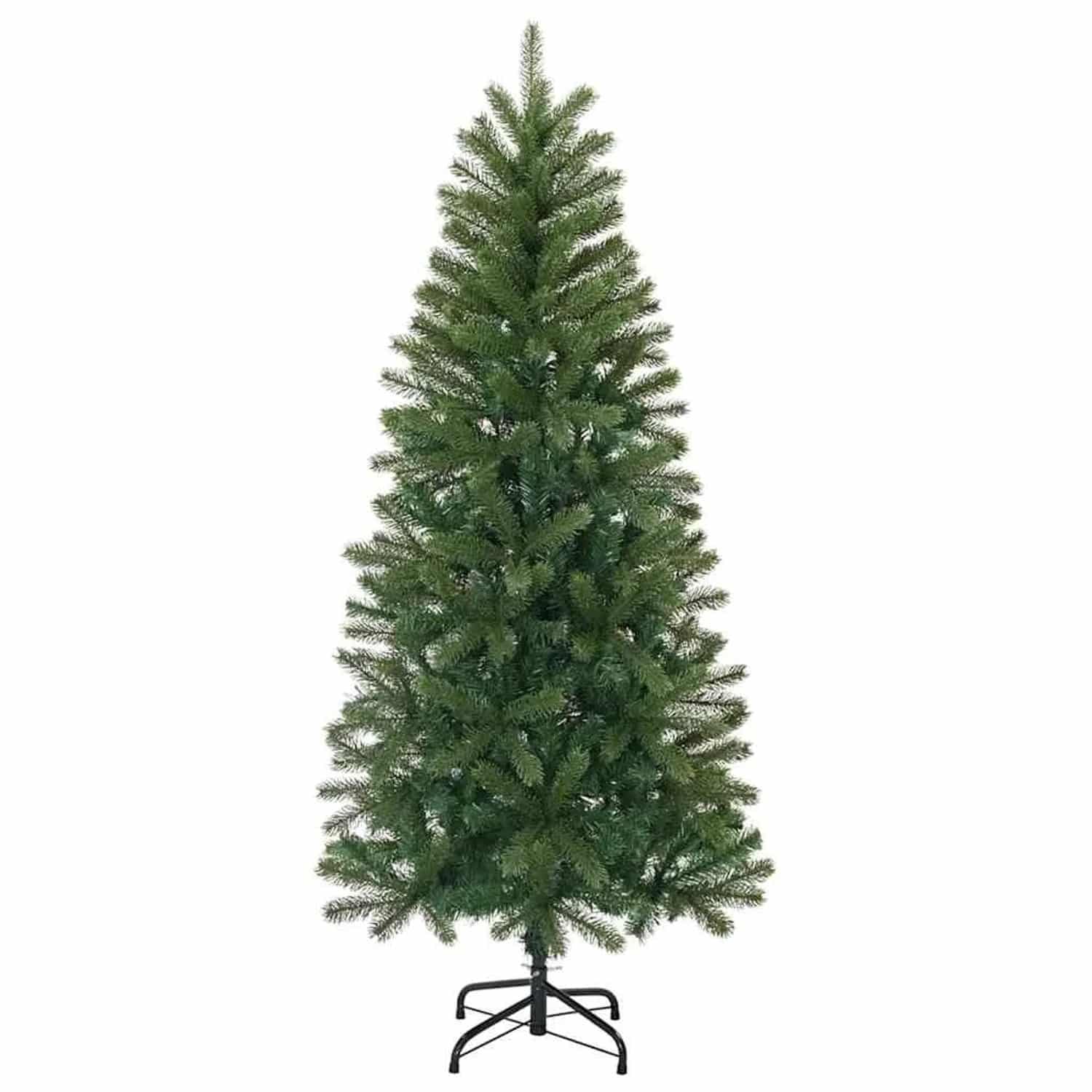 vidaXL Künstlicher Weihnachtsbaum Grün 150 cm PVC & PE & Stahl 42018733