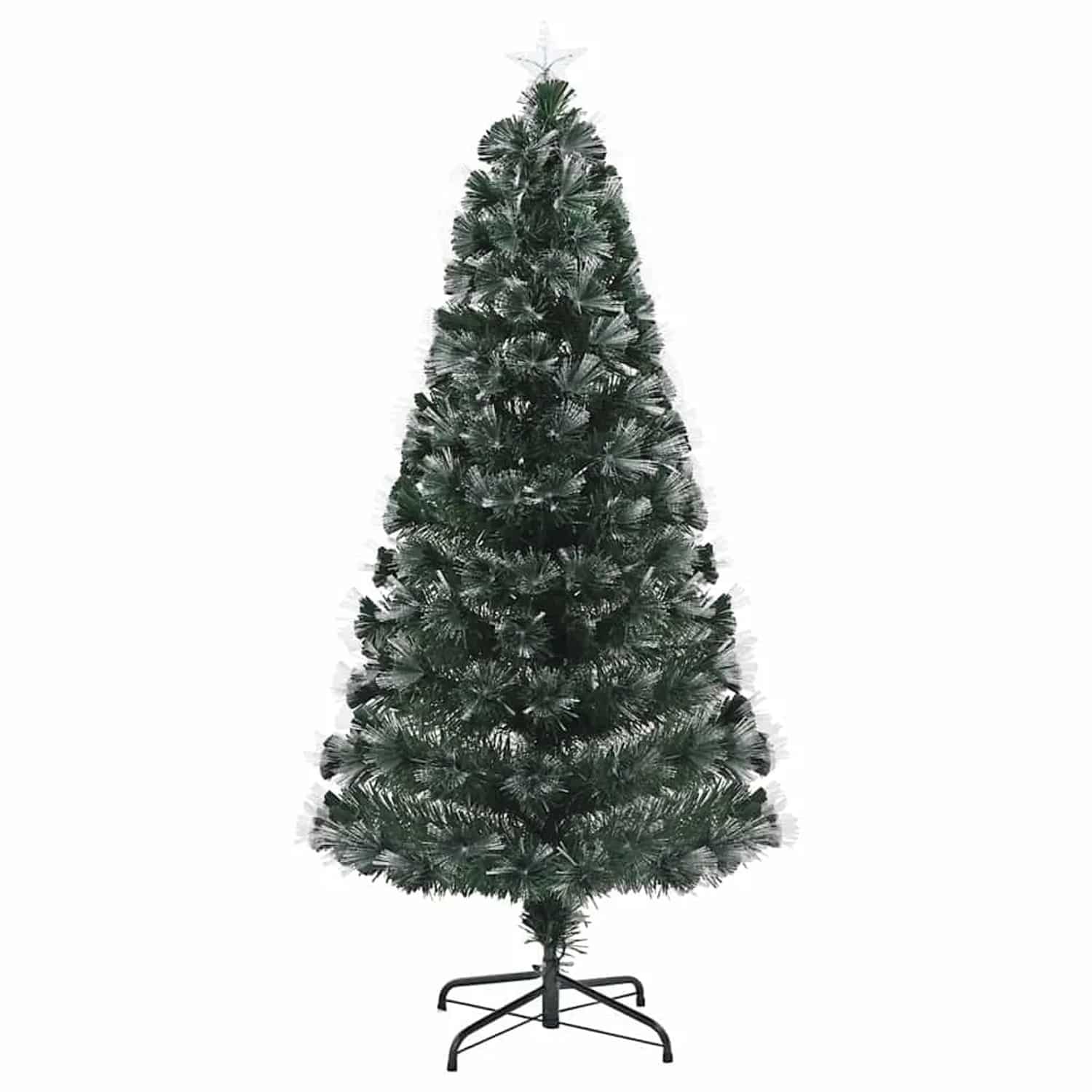 vidaXL Künstlicher Weihnachtsbaum Grün 180 cm PVC 42019344