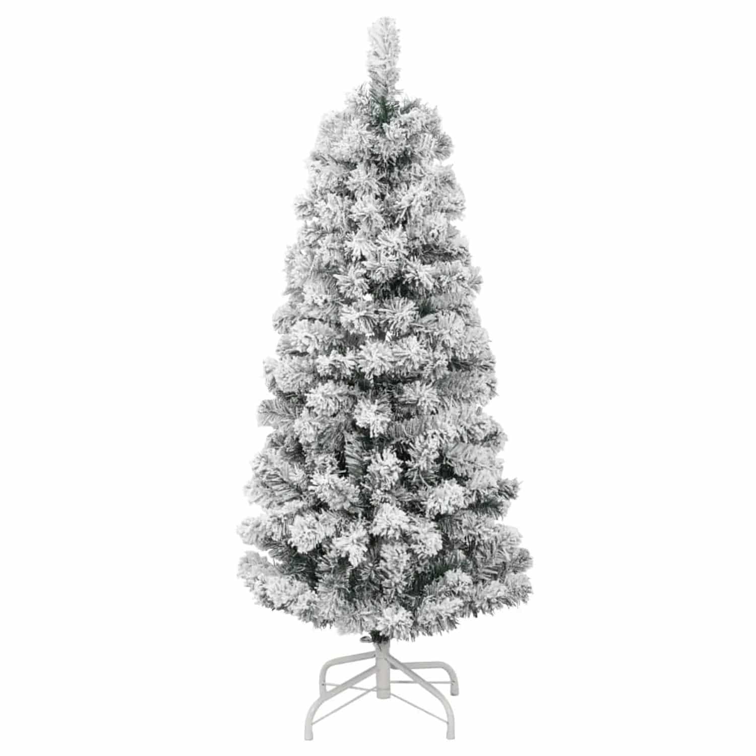 vidaXL Künstlicher Weihnachtsbaum Klappbar Beschneit 120 cm Modell 4
