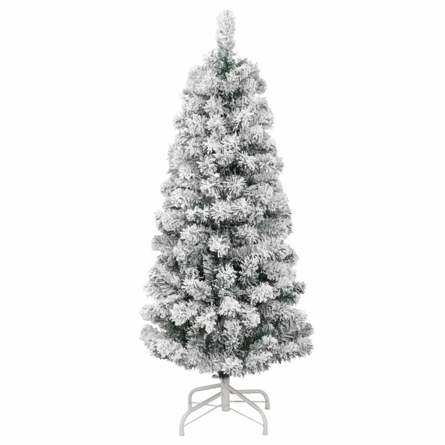 vidaXL Künstlicher Weihnachtsbaum Klappbar Beschneit 150 cm Modell 4