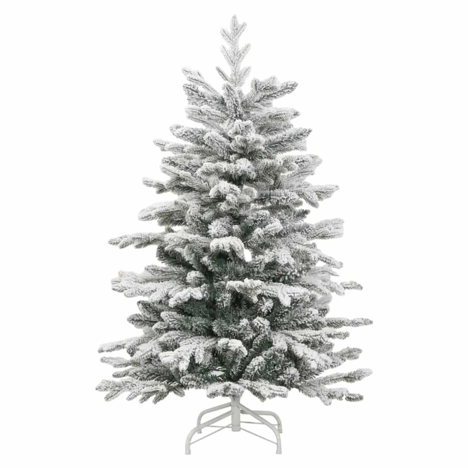 vidaXL Künstlicher Weihnachtsbaum Klappbar Beschneit 150 cm Modell 5