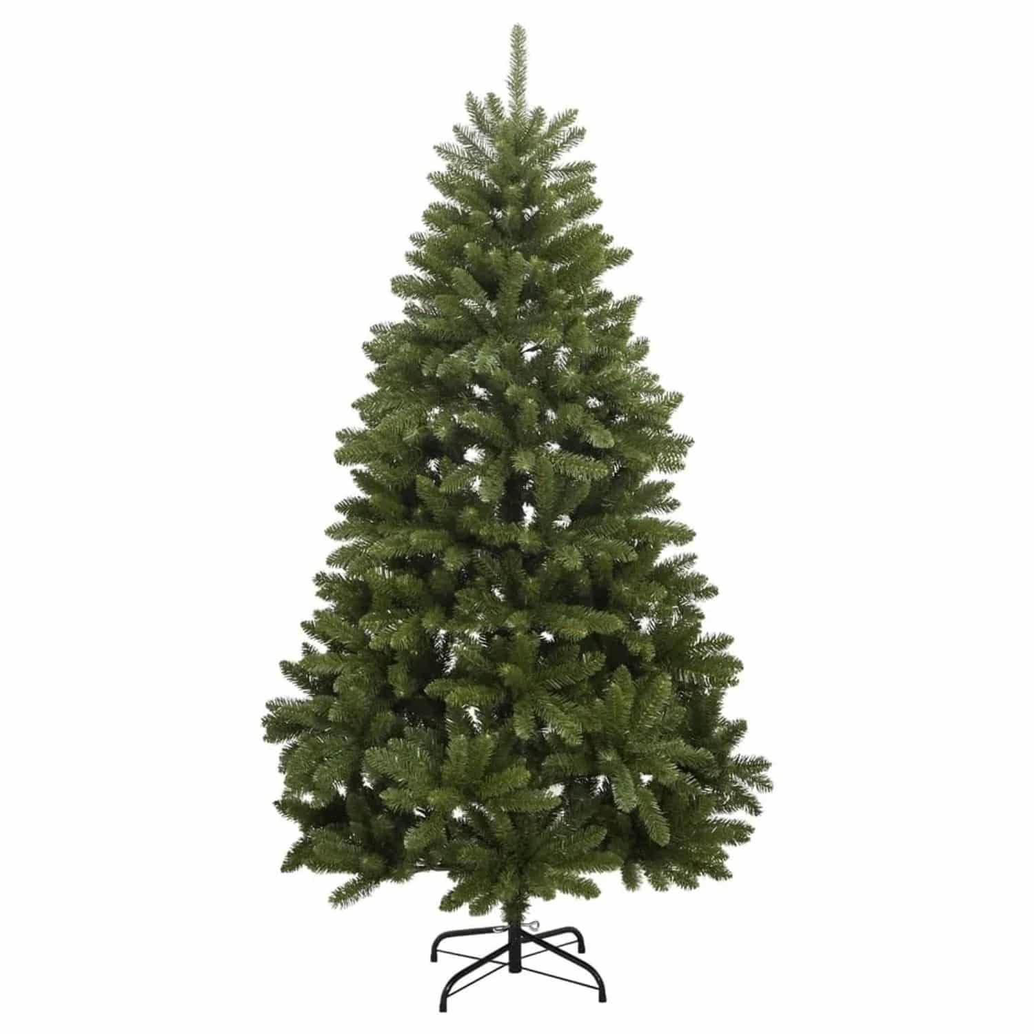 vidaXL Künstlicher Weihnachtsbaum Klappbar mit Ständer Grün 210 cm 357780