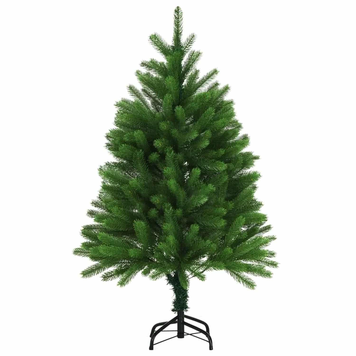 vidaXL Künstlicher Weihnachtsbaum Naturgetreue Nadeln 120 cm Grün