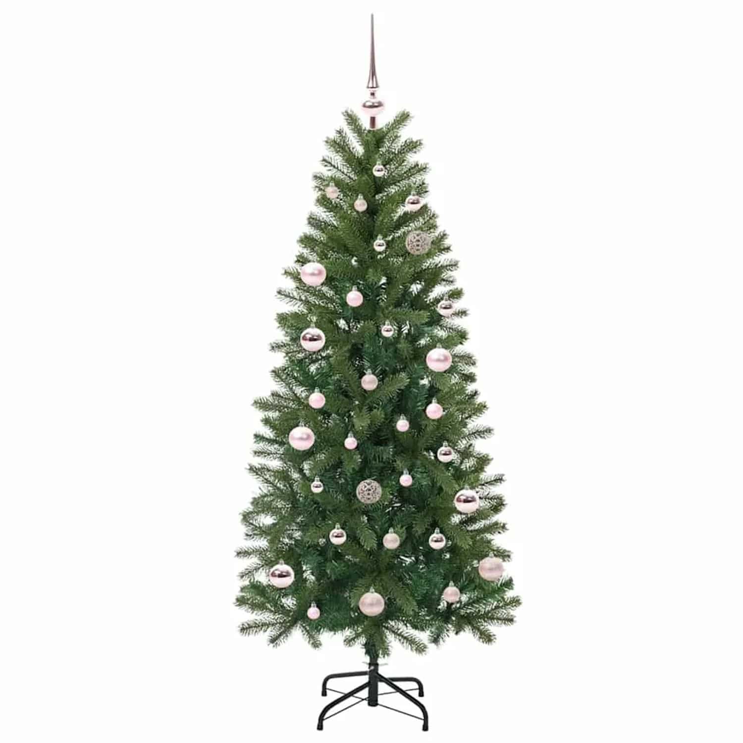 vidaXL Künstlicher Weihnachtsbaum mit 150 LEDs Grün 150 cm PE und PVC 3397343