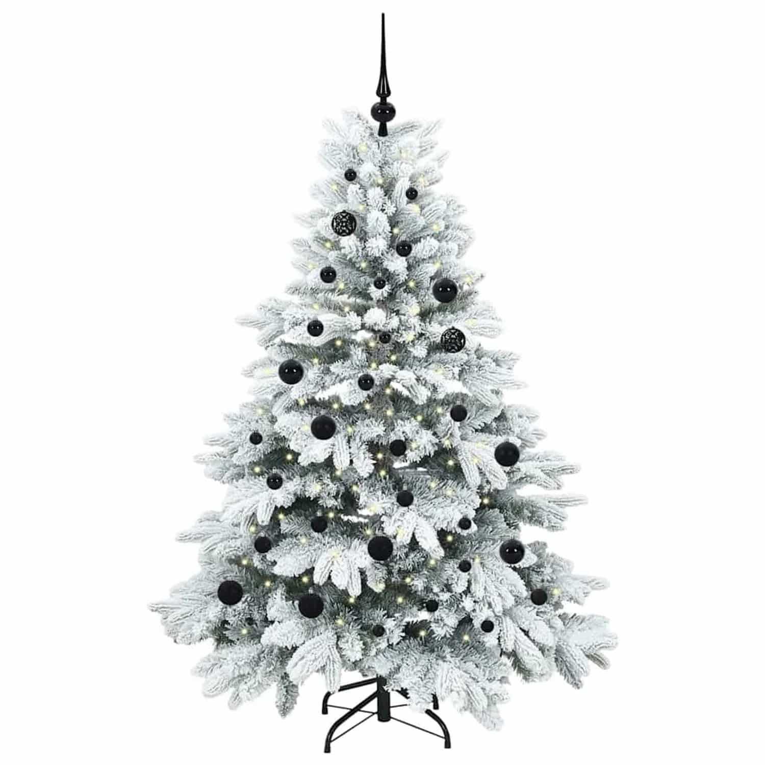 vidaXL Künstlicher Weihnachtsbaum mit 150 LEDs Grün 150 cm PE und PVC 3397602