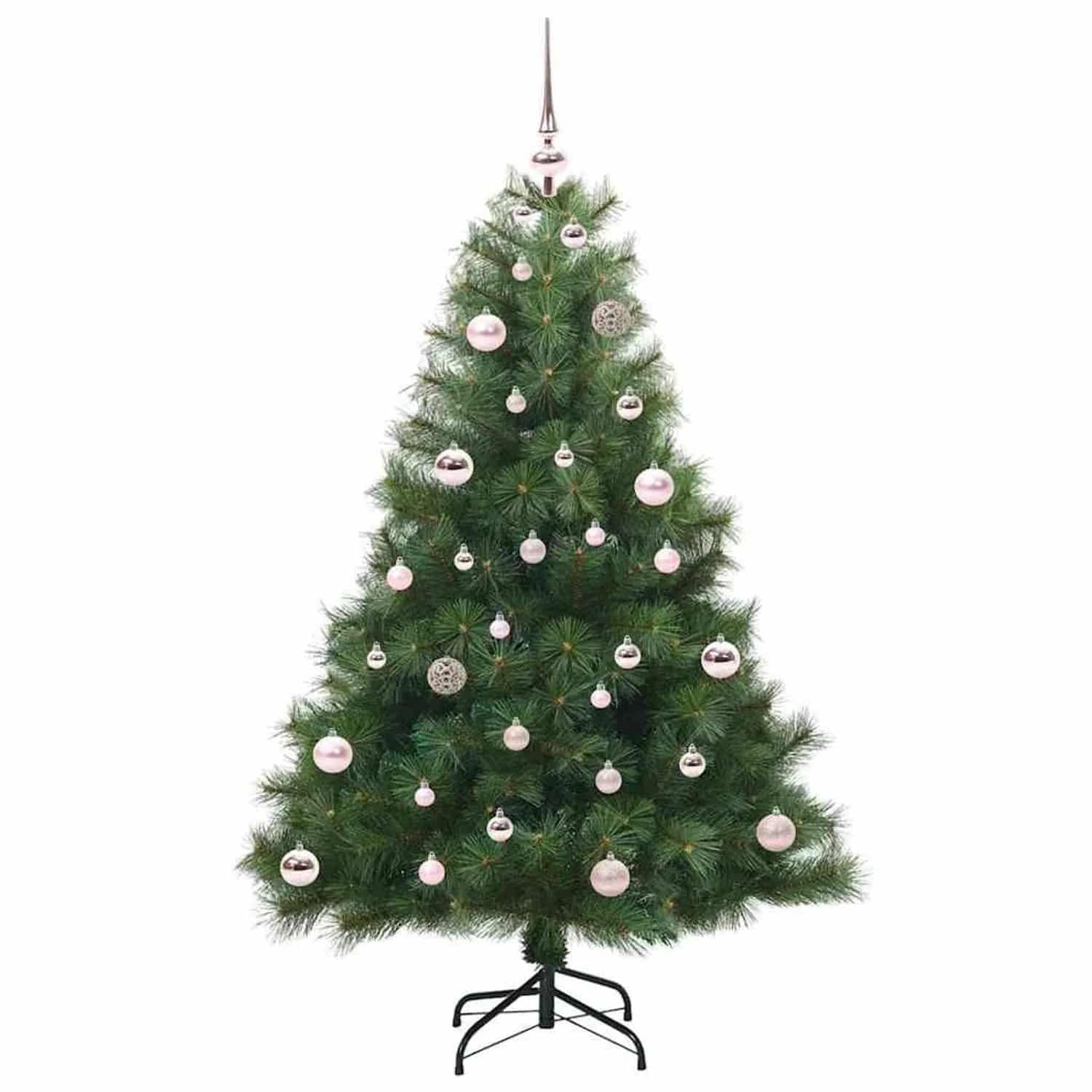 vidaXL Künstlicher Weihnachtsbaum mit 150 LEDs Grün 150 cm PE und PVC 3397772
