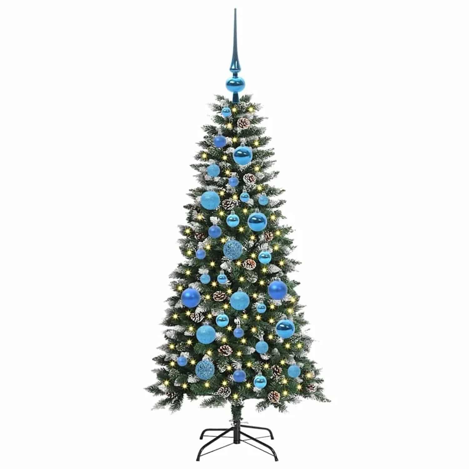 vidaXL Künstlicher Weihnachtsbaum mit 150 LEDs Grün 50 x 50 x 120 cm 3395803