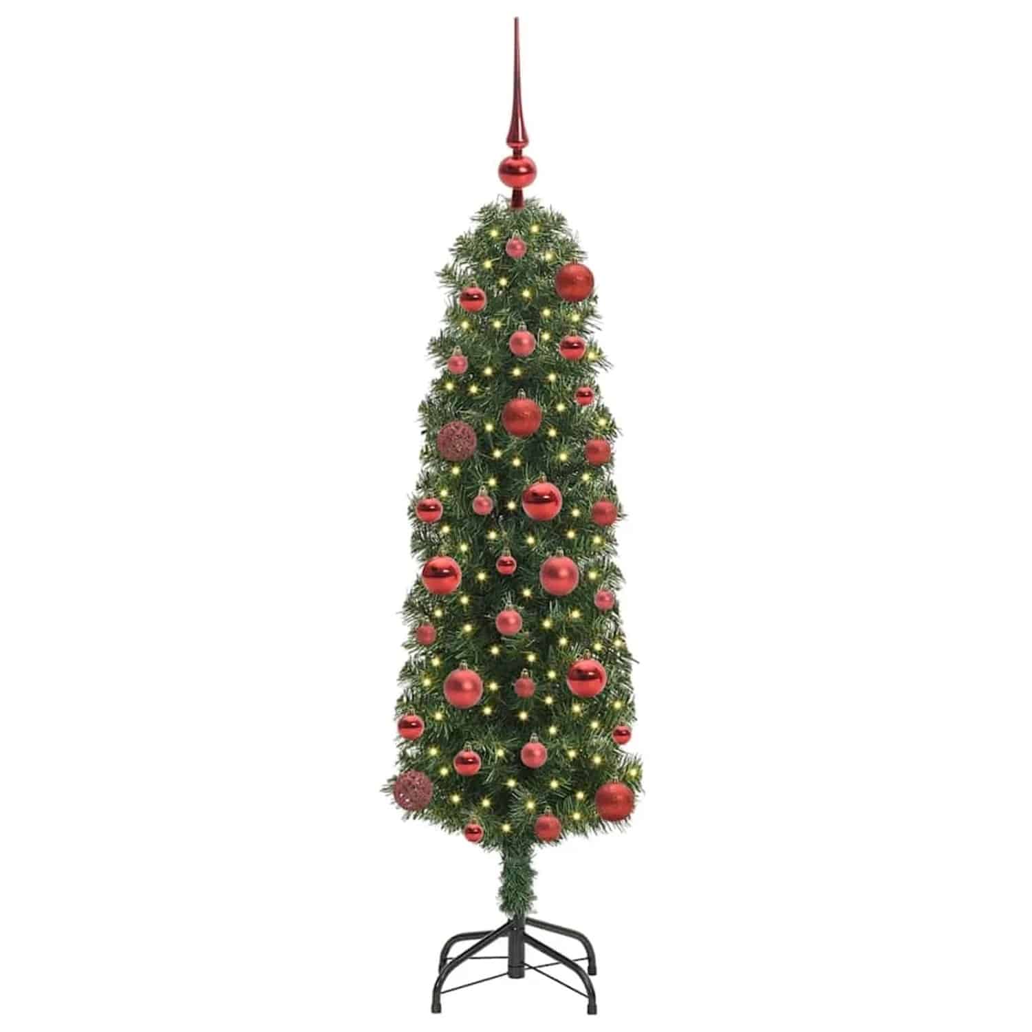 vidaXL Künstlicher Weihnachtsbaum mit 150 LEDs mit Ständer Grün 120 cm 3394921