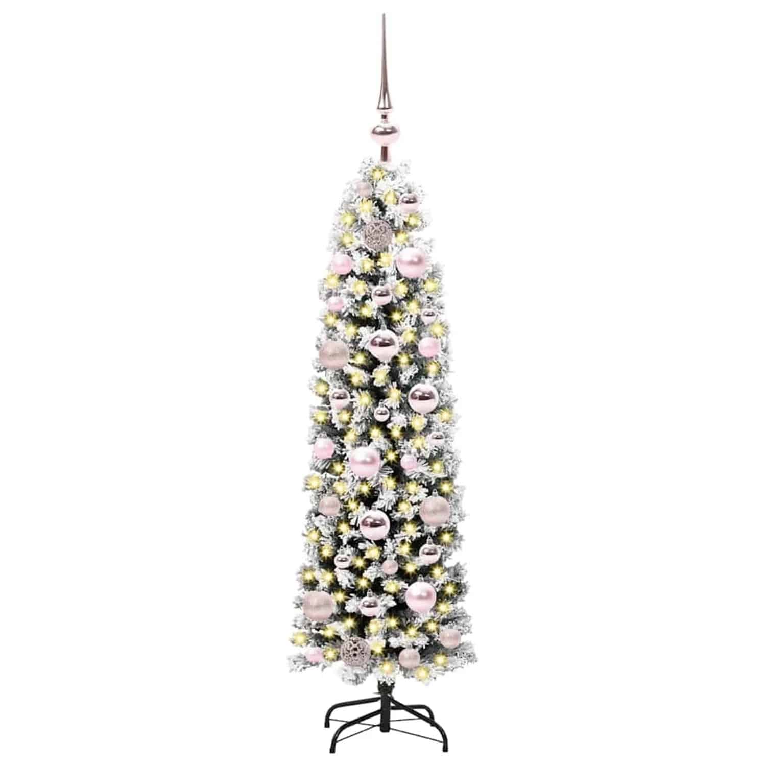vidaXL Künstlicher Weihnachtsbaum mit 150 LEDs mit Ständer Grün 120 cm 3394998