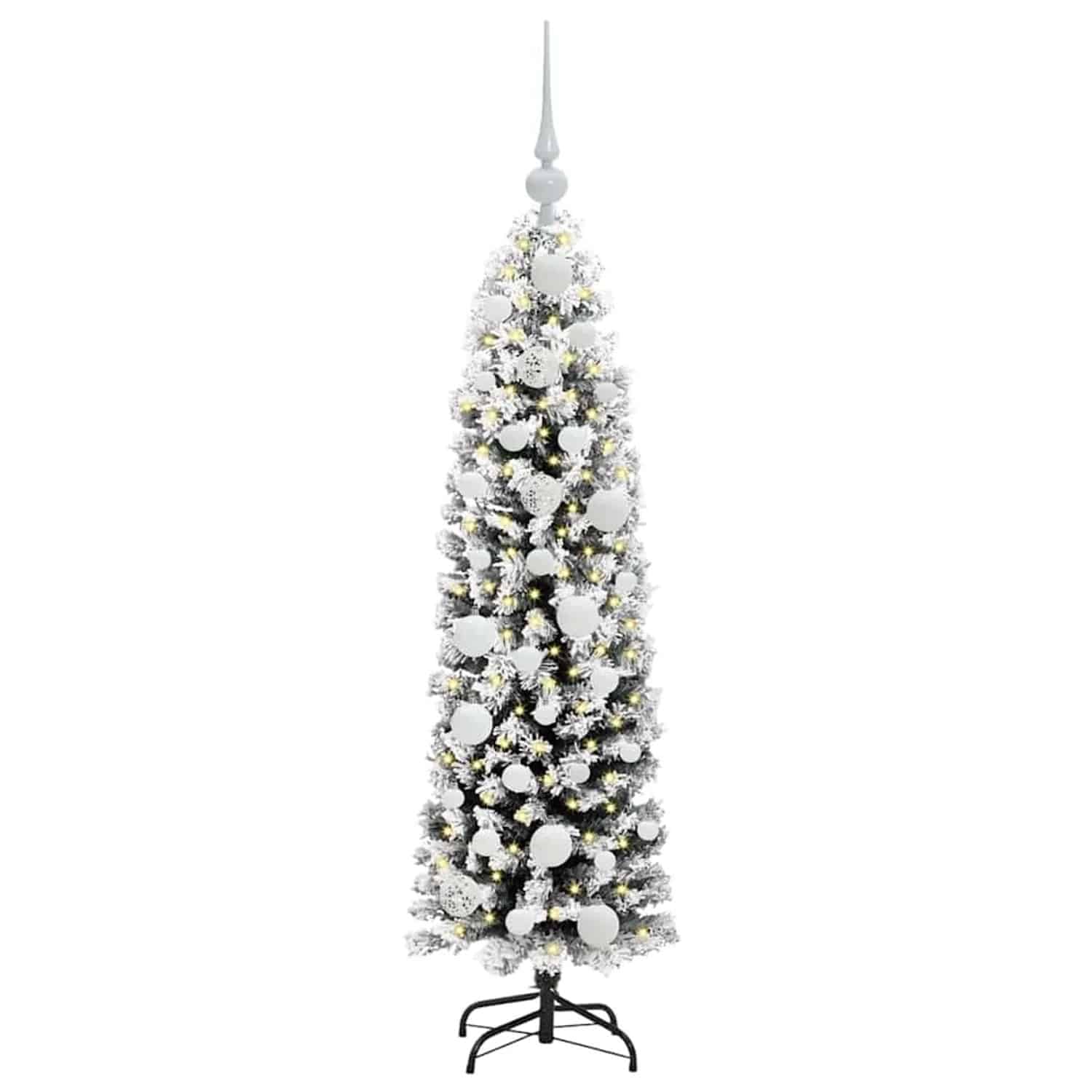 vidaXL Künstlicher Weihnachtsbaum mit 150 LEDs mit Ständer Grün 120 cm 3394999