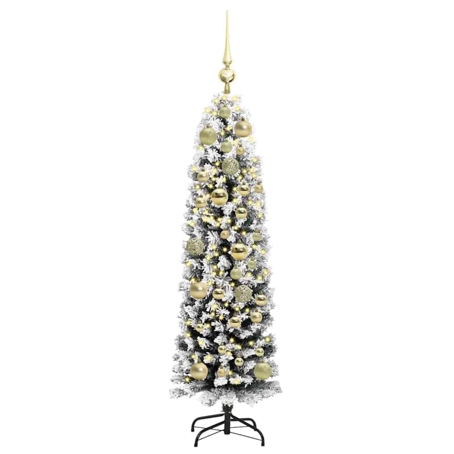 vidaXL Künstlicher Weihnachtsbaum mit 150 LEDs mit Ständer Grün 120 cm 3395000