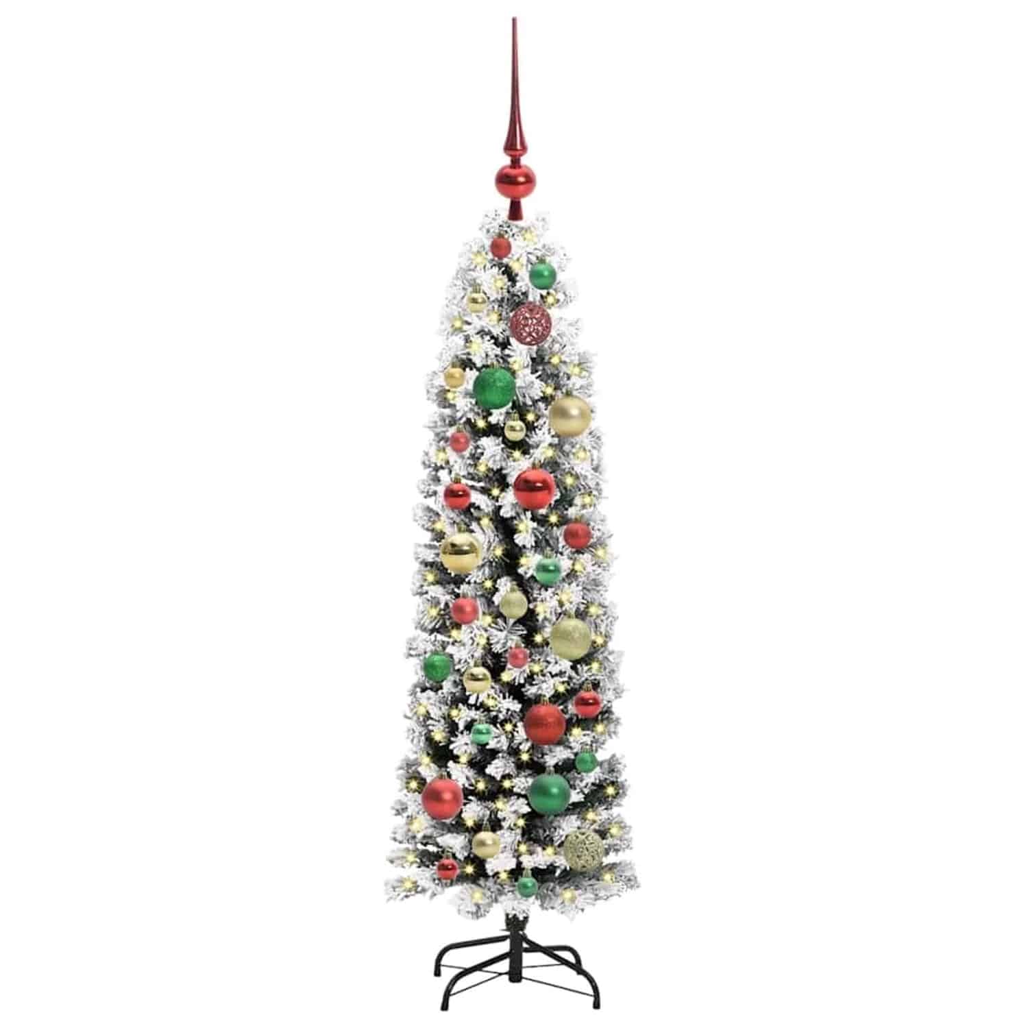 vidaXL Künstlicher Weihnachtsbaum mit 150 LEDs mit Ständer Grün 120 cm 3395004