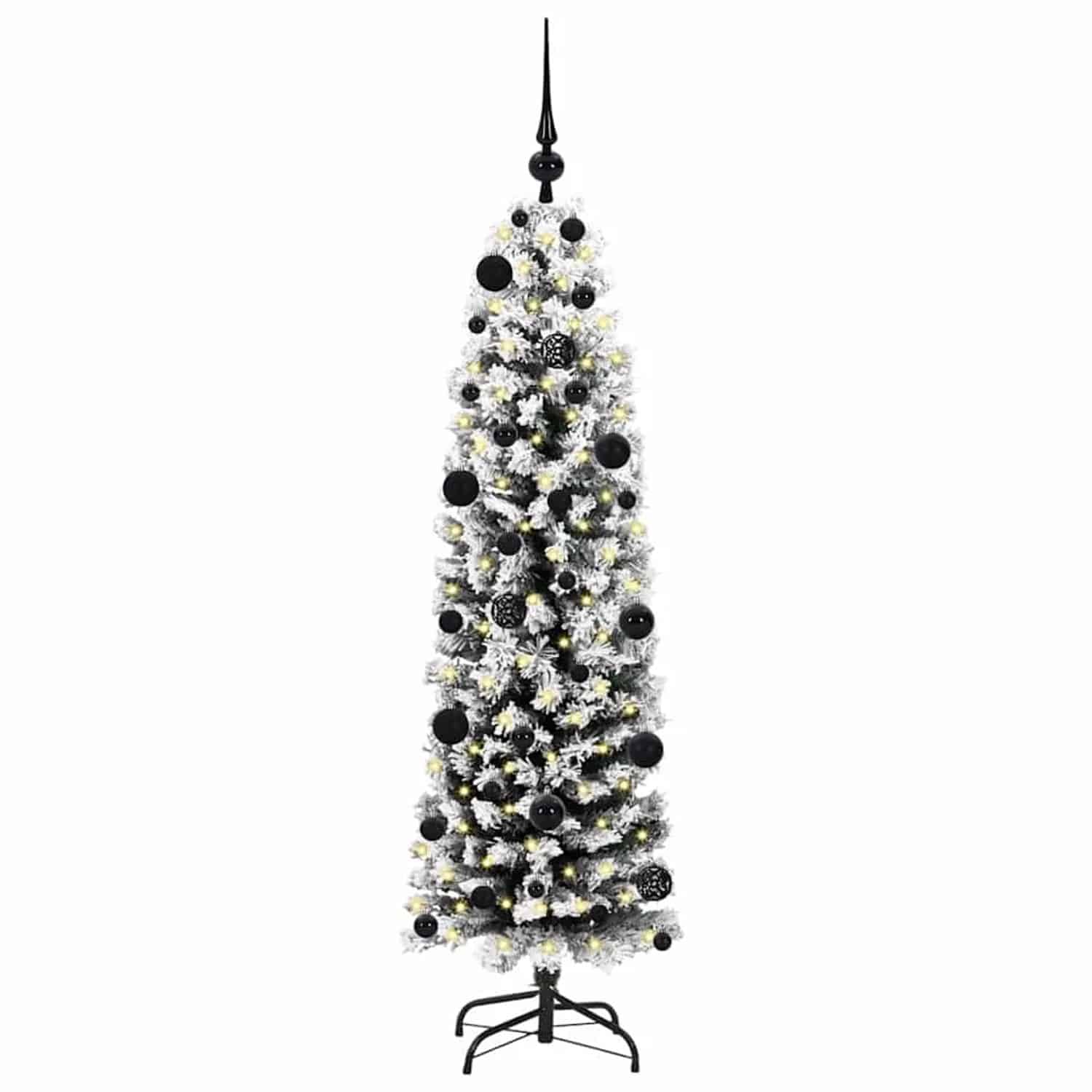 vidaXL Künstlicher Weihnachtsbaum mit 150 LEDs mit Ständer Grün 150 cm 3395006