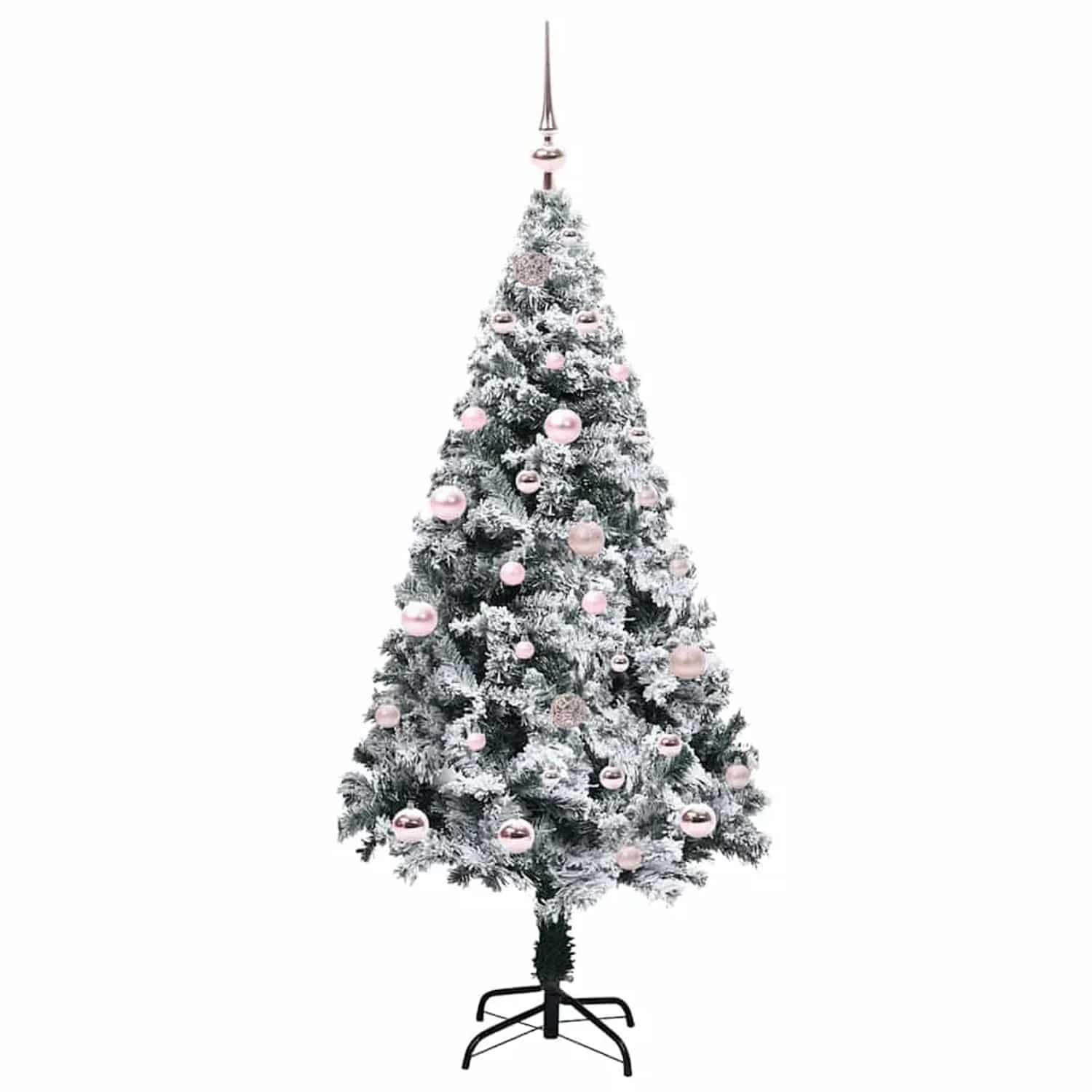 vidaXL Künstlicher Weihnachtsbaum mit 150 LEDs mit Ständer Grün 150 cm 3396951