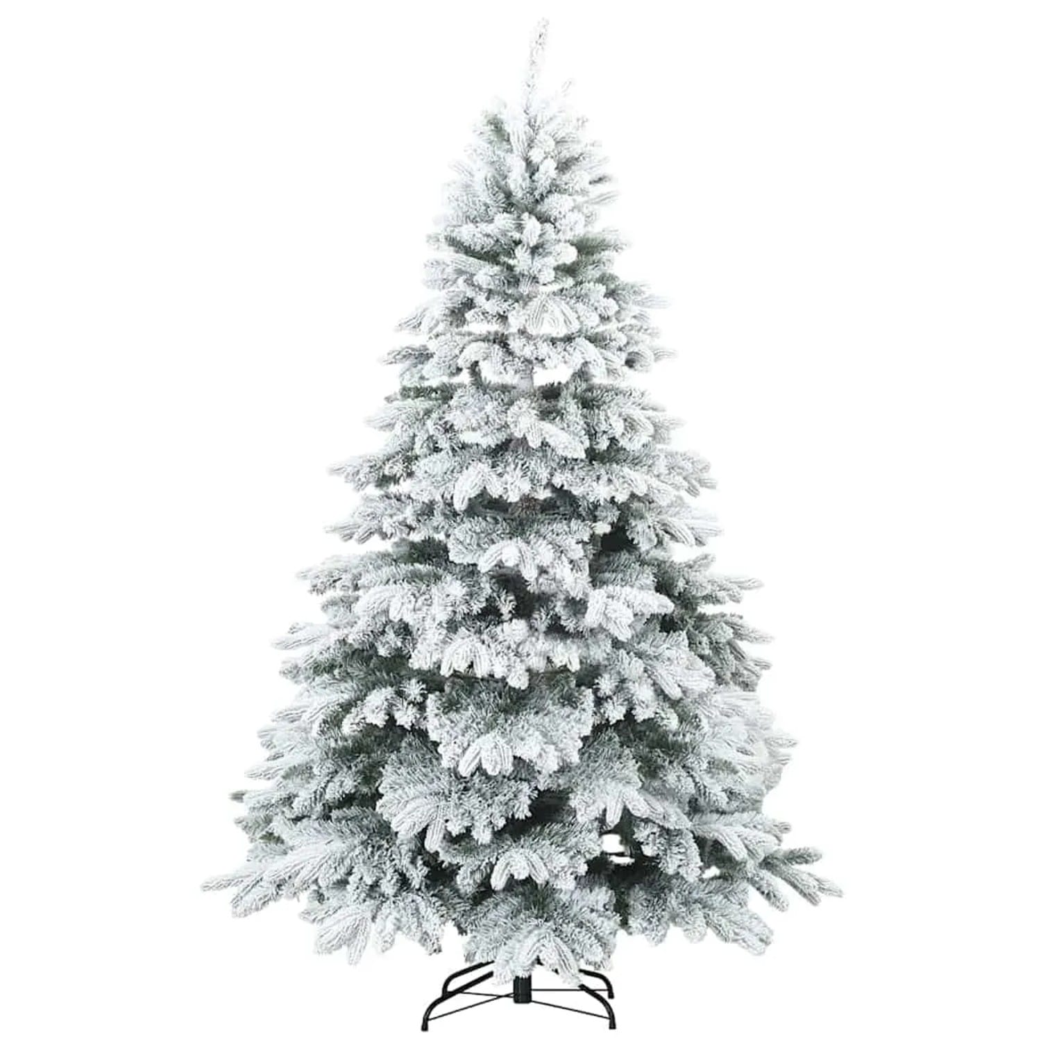 vidaXL Künstlicher Weihnachtsbaum mit 300 LEDs Grün 210 cm PE und PVC 3397628