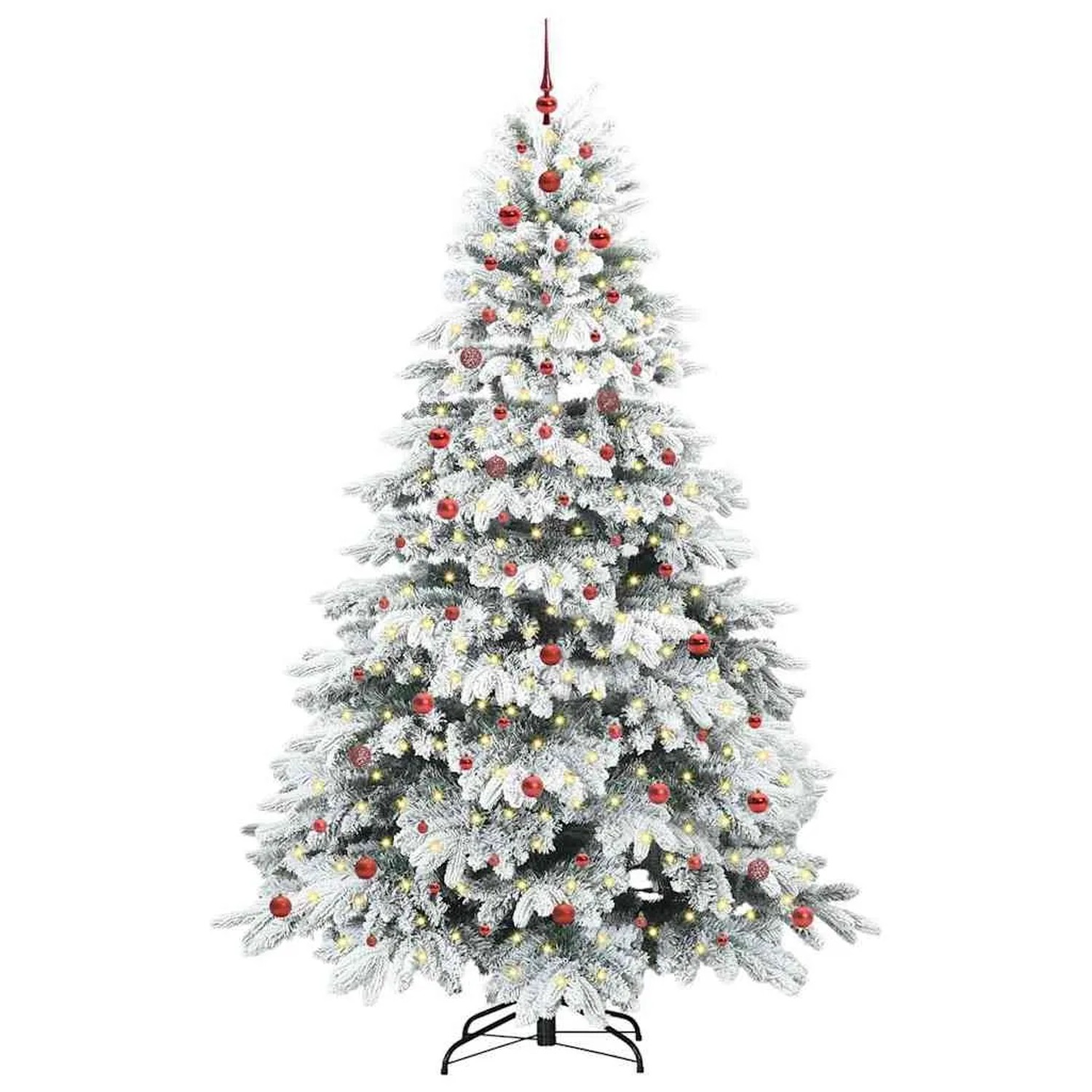 vidaXL Künstlicher Weihnachtsbaum mit 300 LEDs Grün 240 cm PE und PVC 3397640
