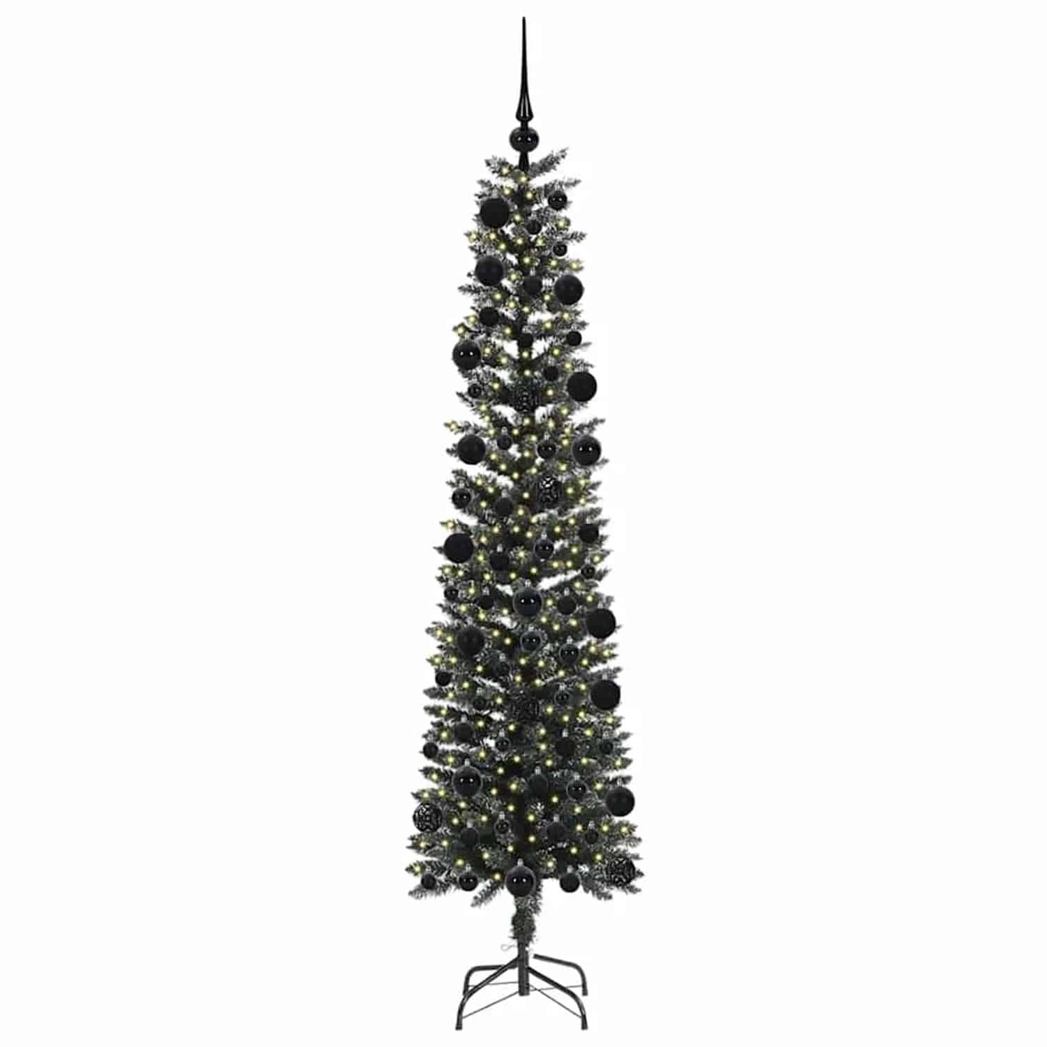 vidaXL Künstlicher Weihnachtsbaum mit 300 LEDs Grün 58 x 58 x 210 cm 3395953