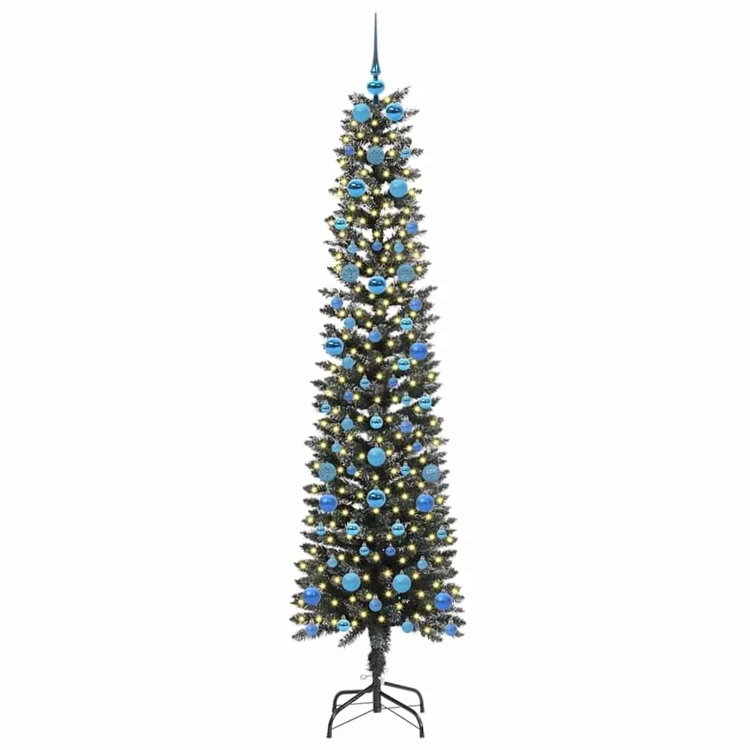 vidaXL Künstlicher Weihnachtsbaum mit 300 LEDs Grün 58 x 58 x 210 cm 3395959