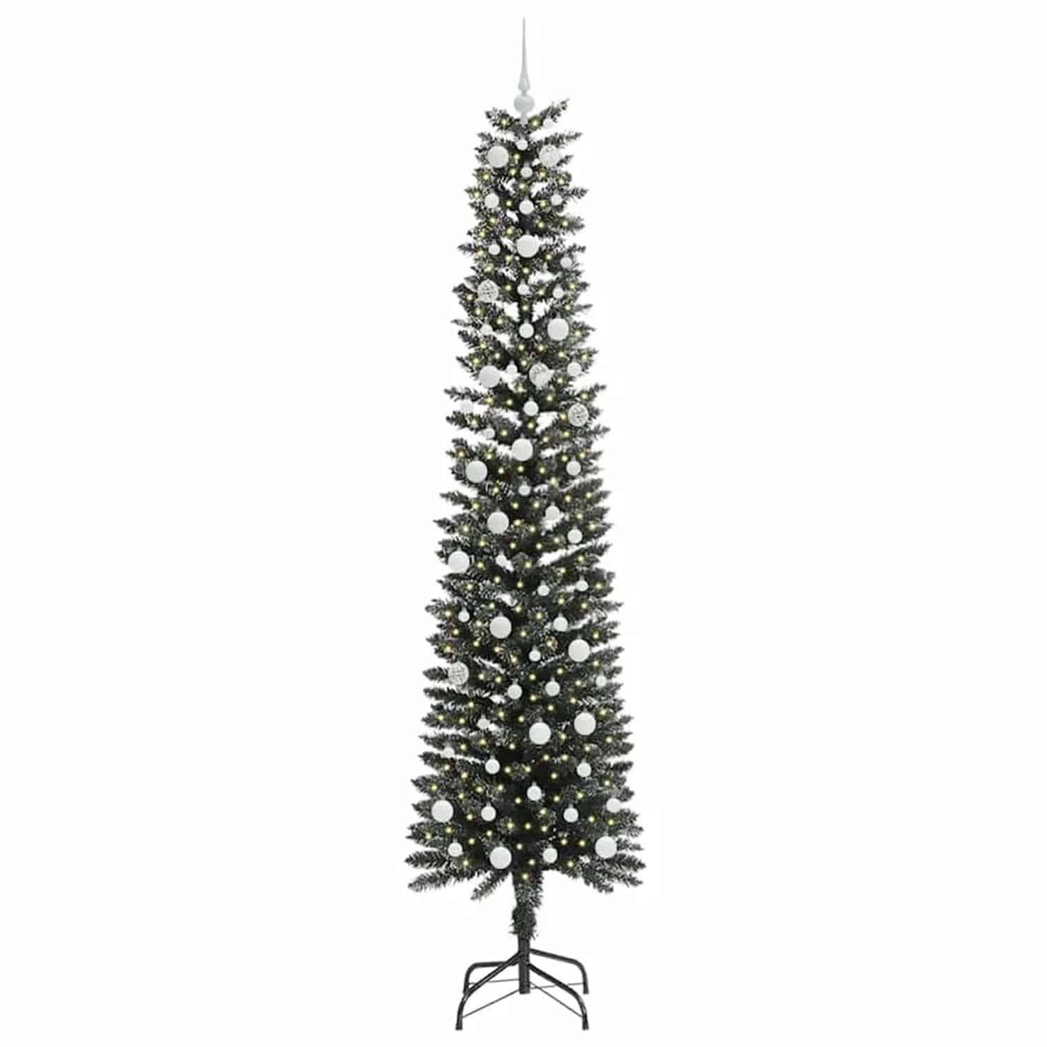 vidaXL Künstlicher Weihnachtsbaum mit 300 LEDs Grün 58 x 58 x 240 cm 3395967