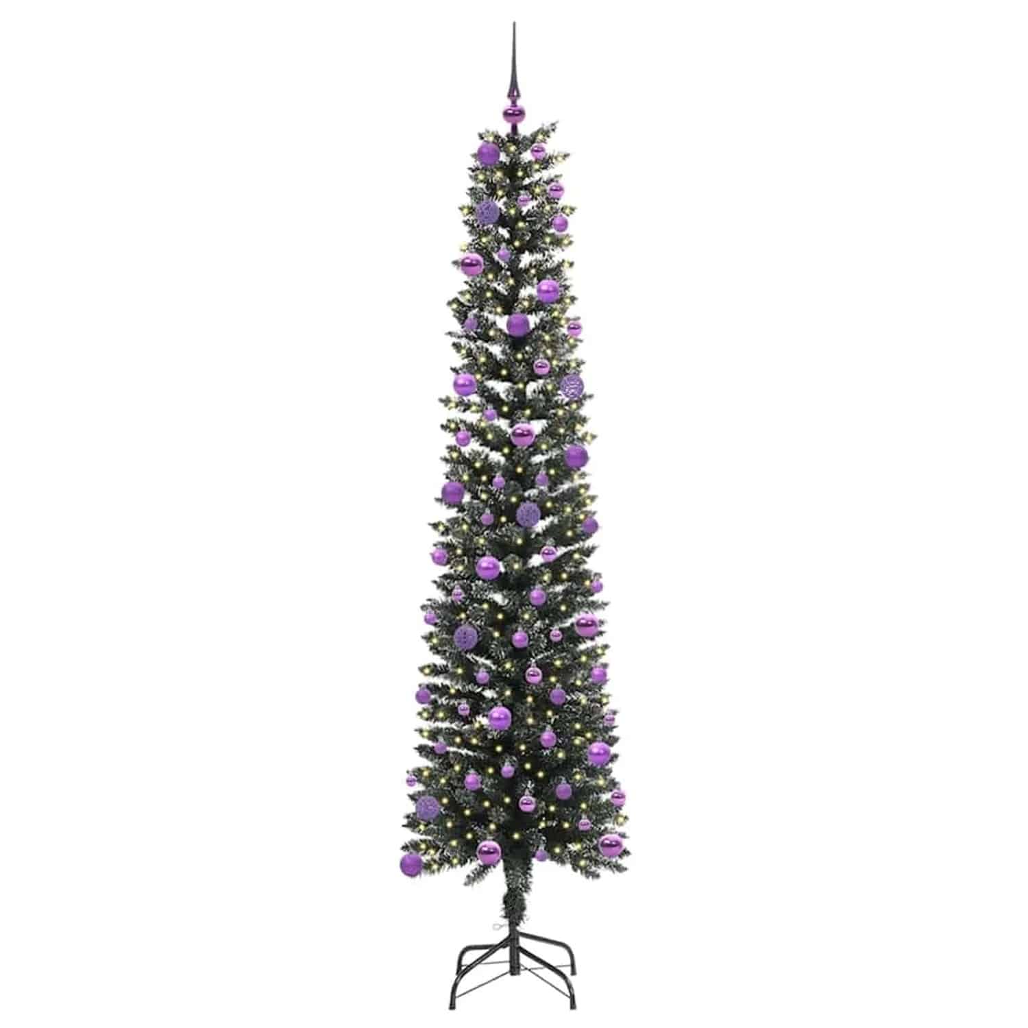 vidaXL Künstlicher Weihnachtsbaum mit 300 LEDs Grün 58 x 58 x 240 cm 3395970