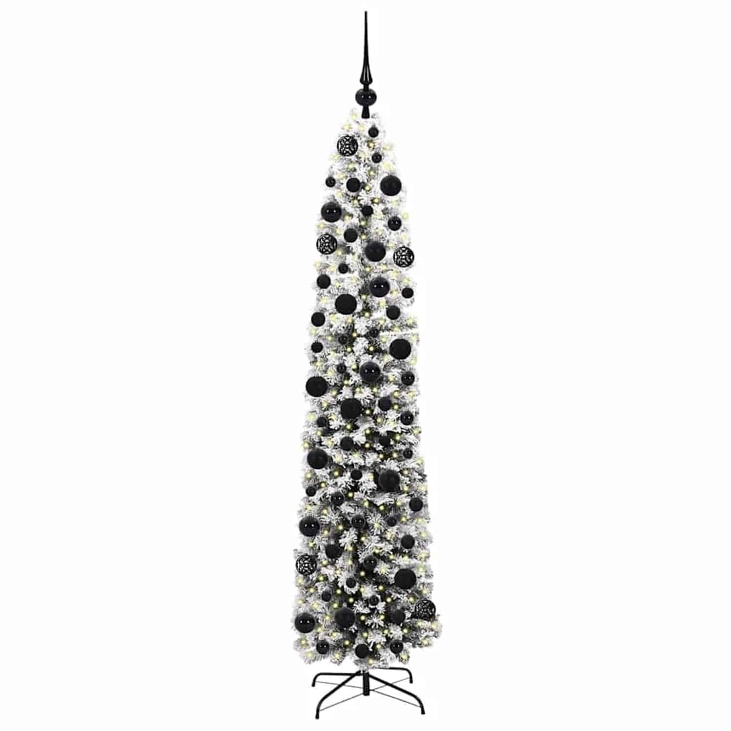 vidaXL Künstlicher Weihnachtsbaum mit 300 LEDs mit Ständer Grün 180 cm 3395019