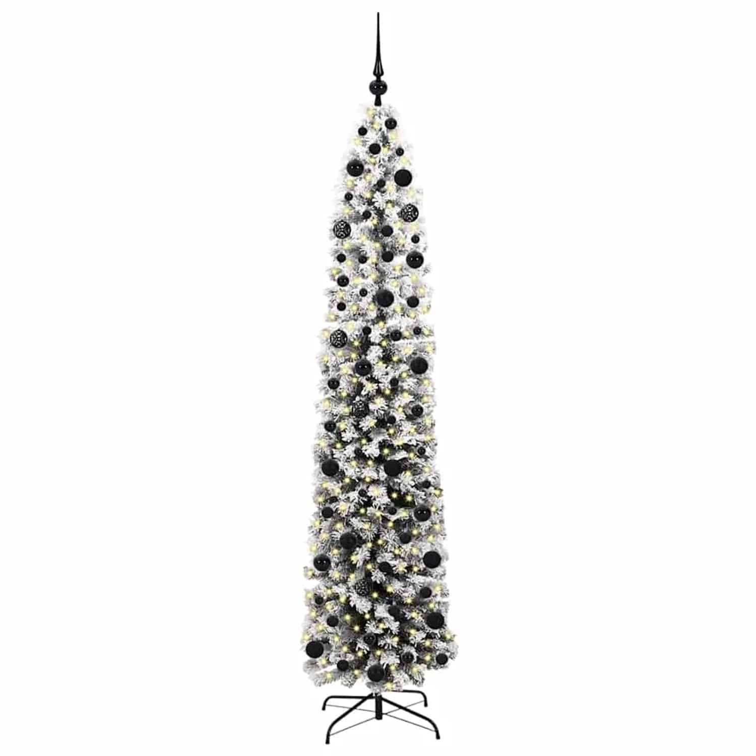vidaXL Künstlicher Weihnachtsbaum mit 300 LEDs mit Ständer Grün 210 cm 3395032