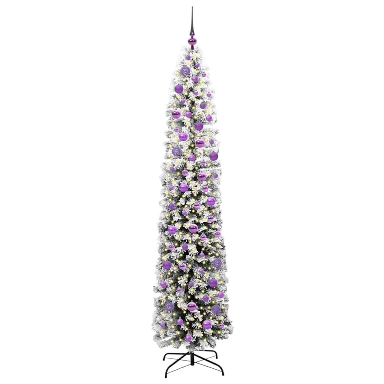 vidaXL Künstlicher Weihnachtsbaum mit 300 LEDs mit Ständer Grün 210 cm 3395037