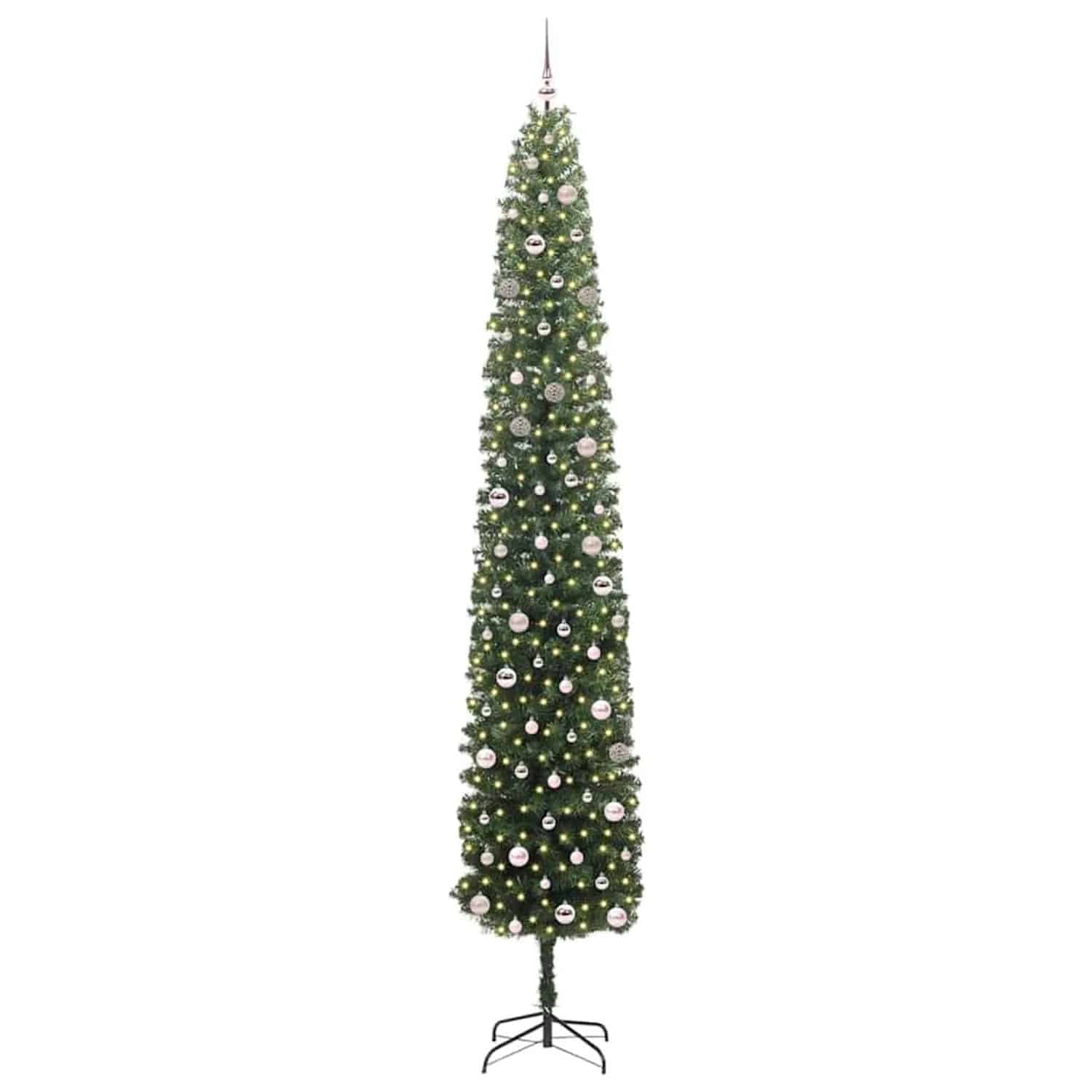 vidaXL Künstlicher Weihnachtsbaum mit 300 LEDs mit Ständer Grün 300 cm 3394989